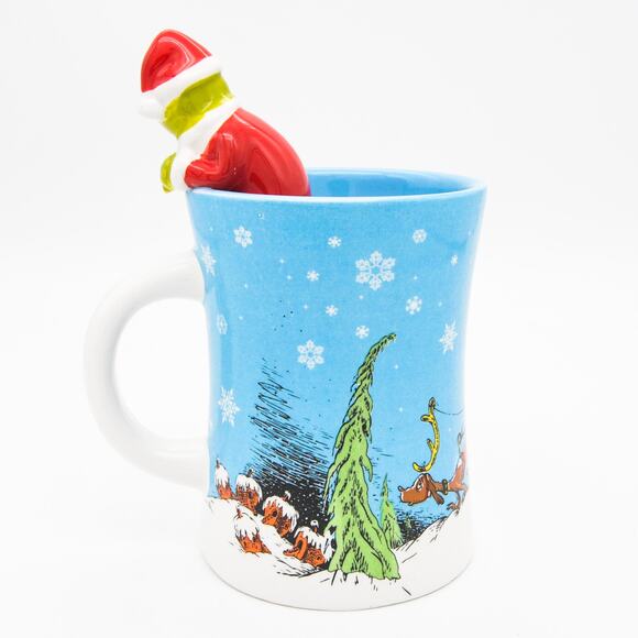 Grinchmas Christmas Figurine Mug, How The Grinch Stole Christmas 12oz Cup - Picture 2 of 10